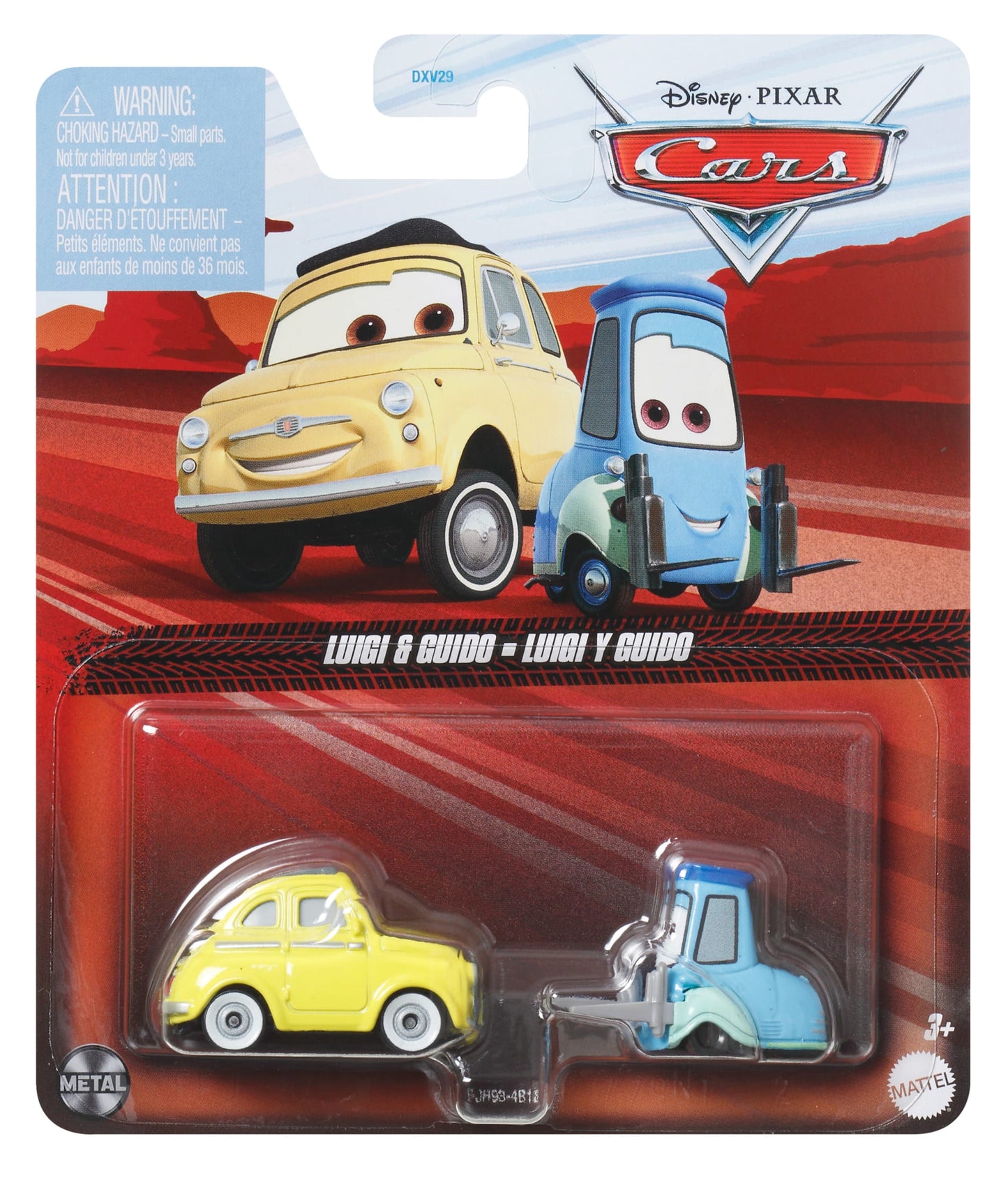 Cars de Disney y Pixar Diecast Veh¨ªculo de Juguete Luigi Y Guido