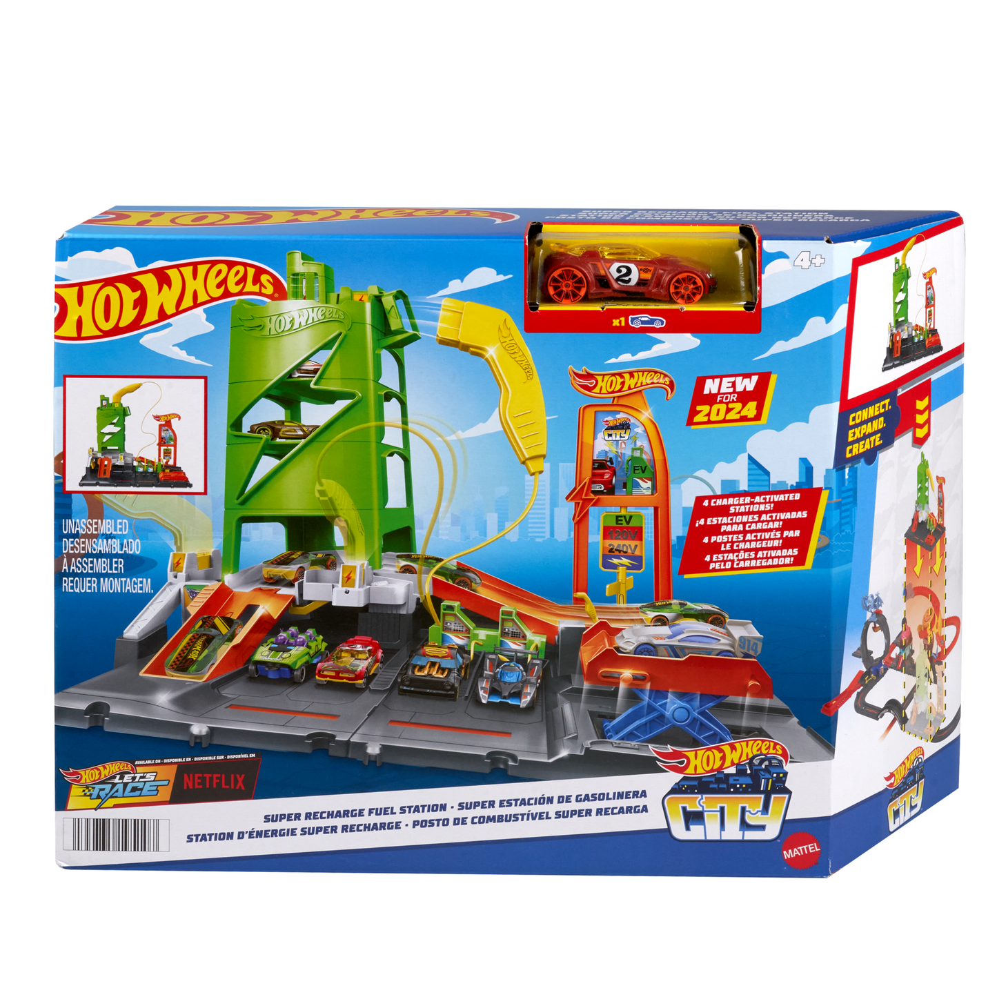 Hot Wheels Ville Station D¡¯¨¦nergie Super Recharge, V¨¦hicule