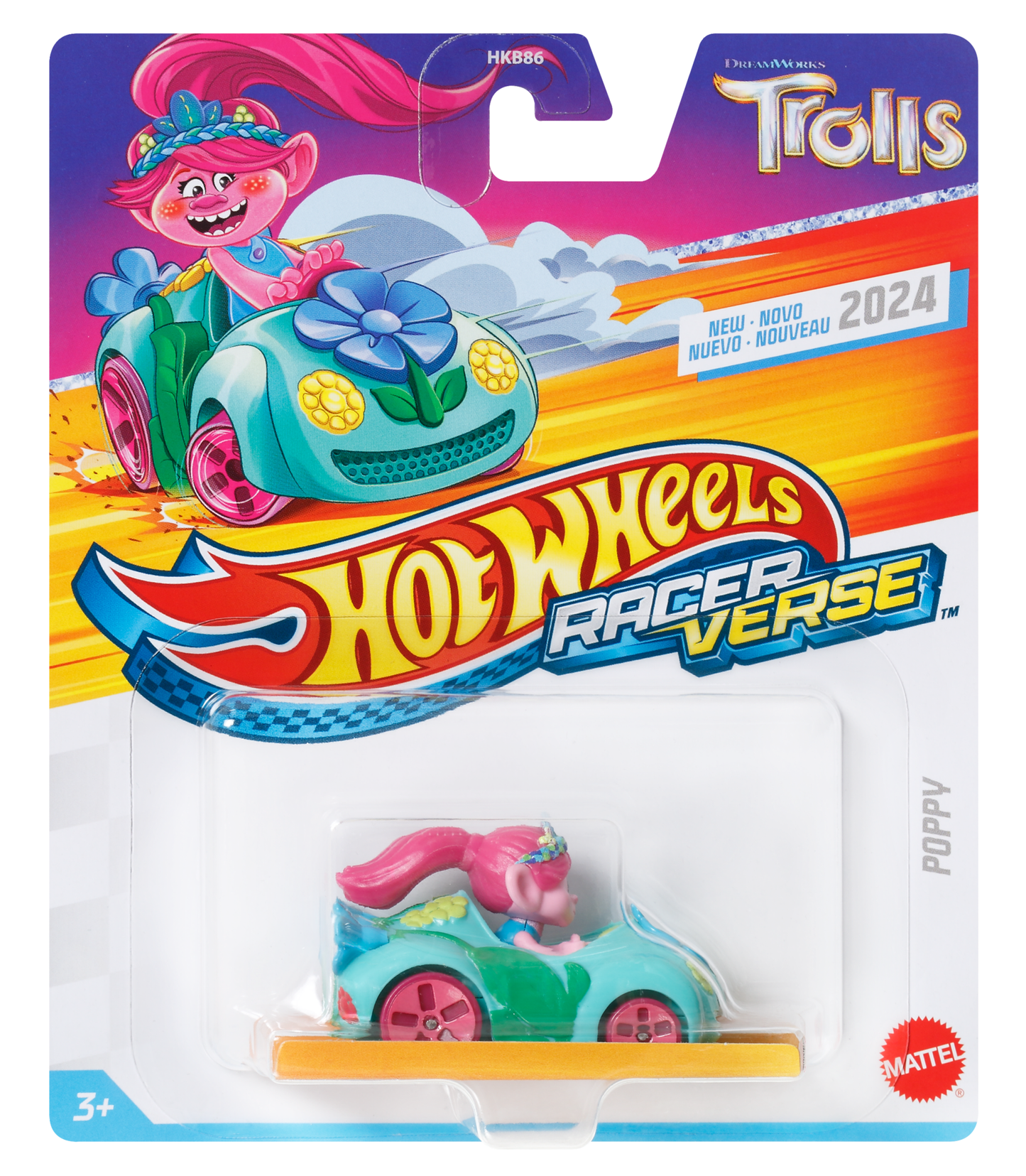 Hot Wheels RacerVerse Veh¨ªculo de Juguete Poppy