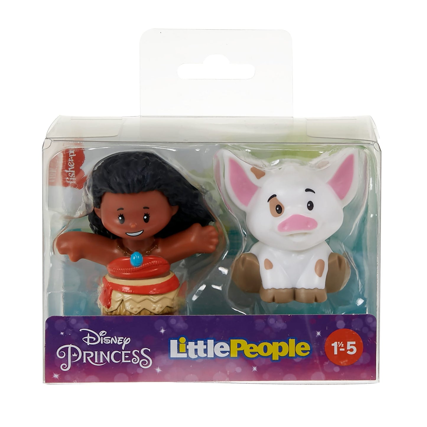 Fisher-Price Little People Princesses Disney Moana et Pua, 2?Fig.