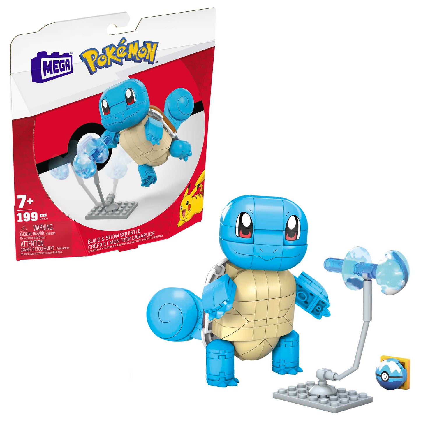 MEGA Pok¨¦mon Juguete de Construcci¨®n Squirtle Mediano