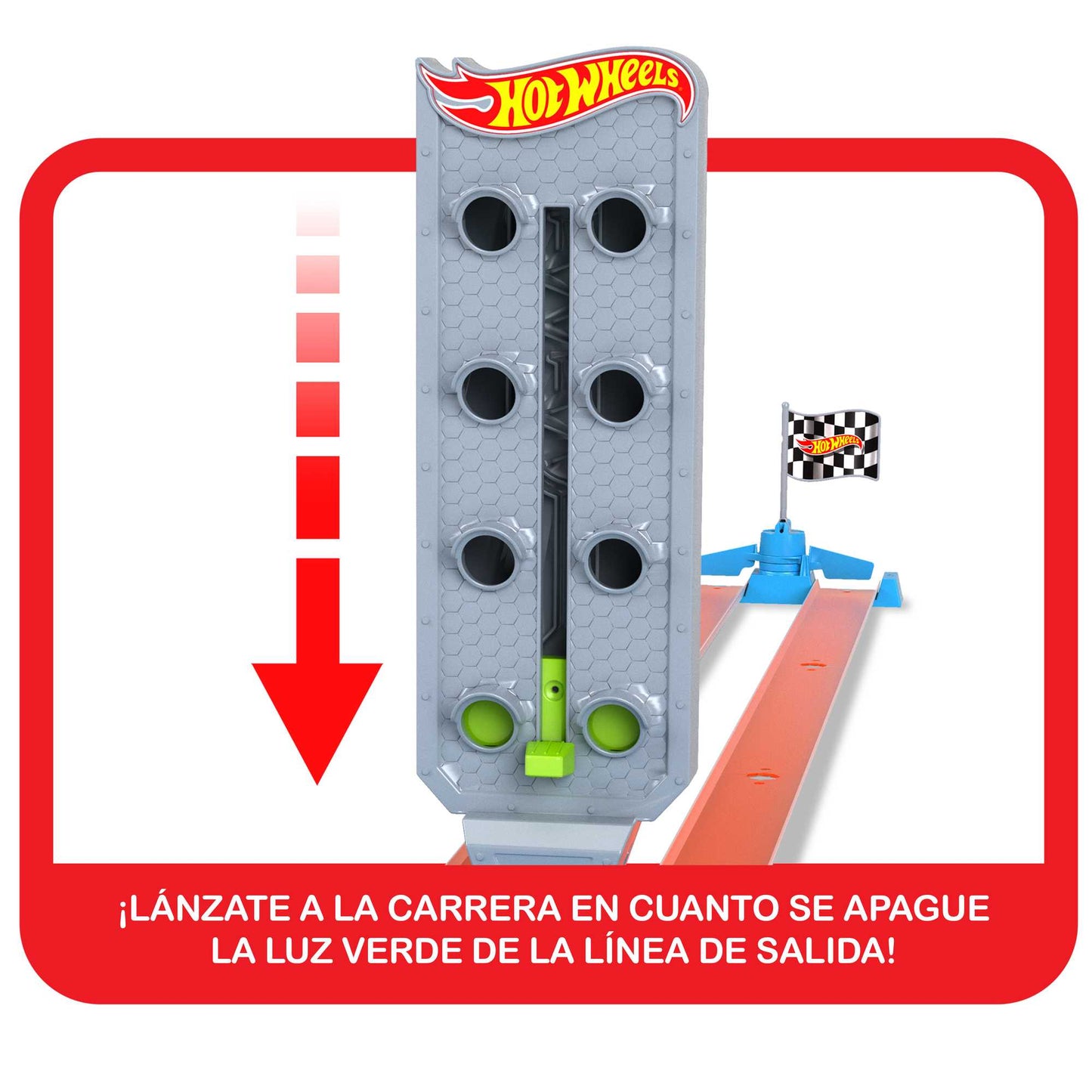 Hot Wheels Action Pista de Juguete Campeonato Recta de Aceleraci¨®n