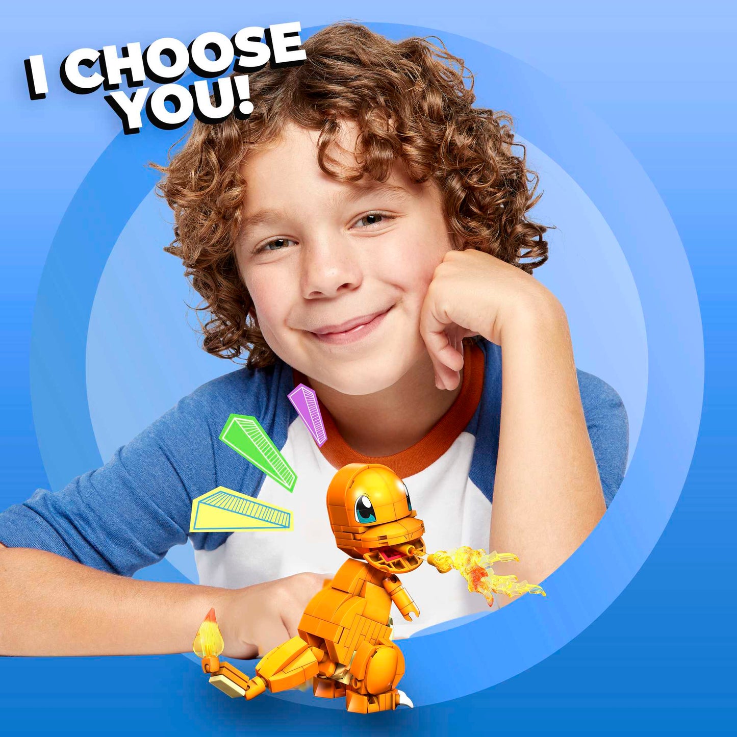 MEGA Pok¨¦mon Build & Show Charmander Toy Building Set, 4 inches Tall,