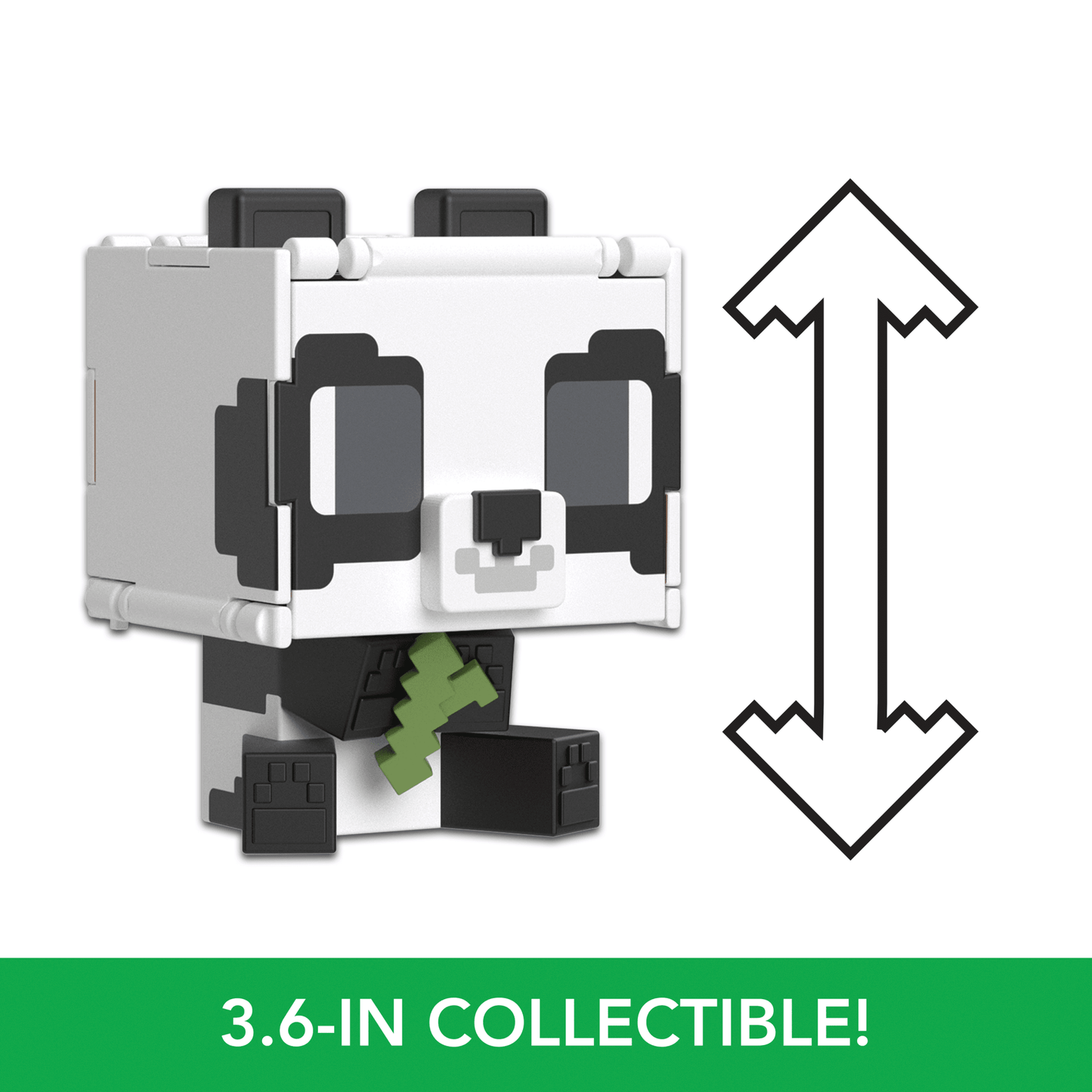 Minecraft Flippin¡¯ Figs Figures Collection, 2-In-1 Fidget Play, 3.75-in Scale & Pixelated Design (Characters May Vary)
