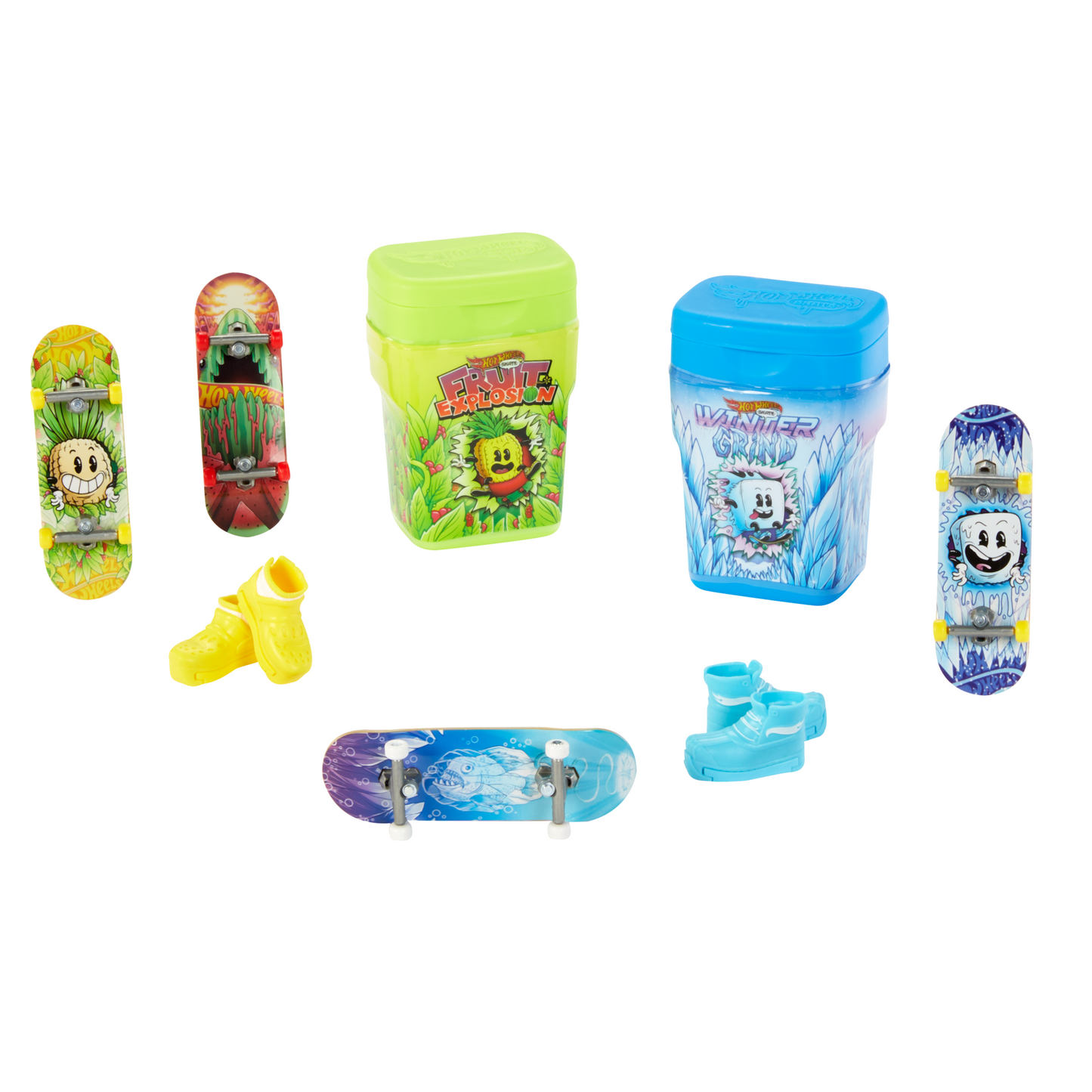 Hot Wheels-2¨¦chantillons Saveur Skate-4Fingerboards Exclusifs