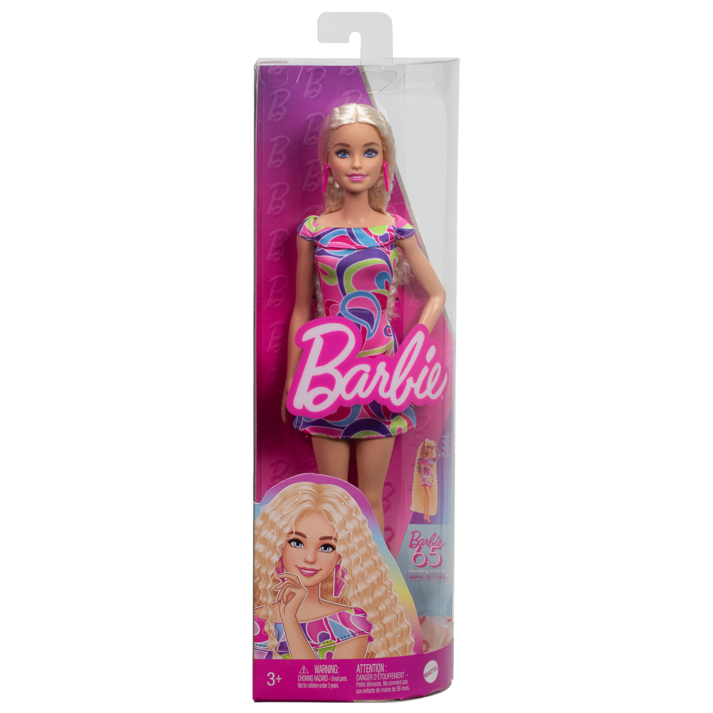 Barbie Fashionista Mu?eca Vestido Colores y Cabello largo