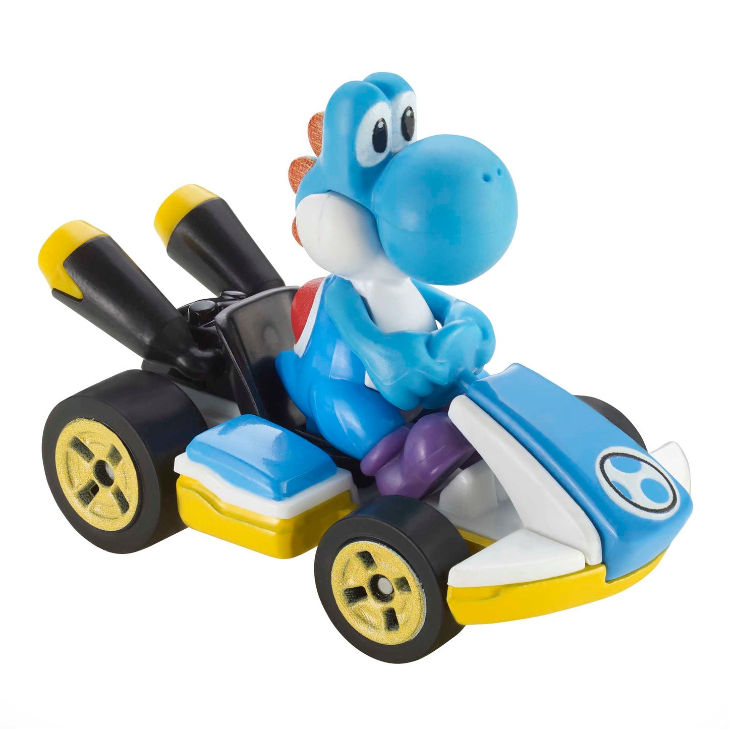 Hot Wheels Mario Kart Ve¨ªculo de Brinquedo Kart Padr?o Yoshi Azul Claro