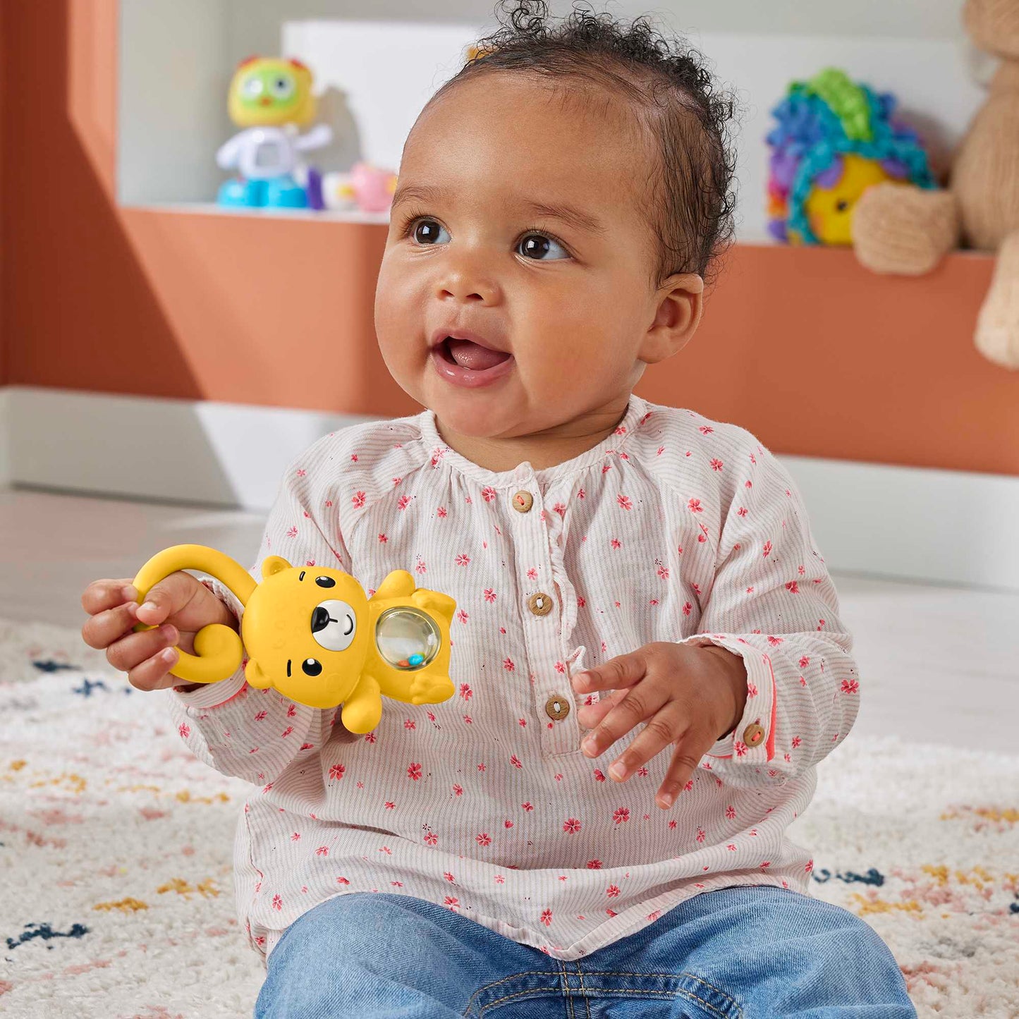 Fisher-Price Baby Chocalho para Beb¨ºs Sensimals Lontra
