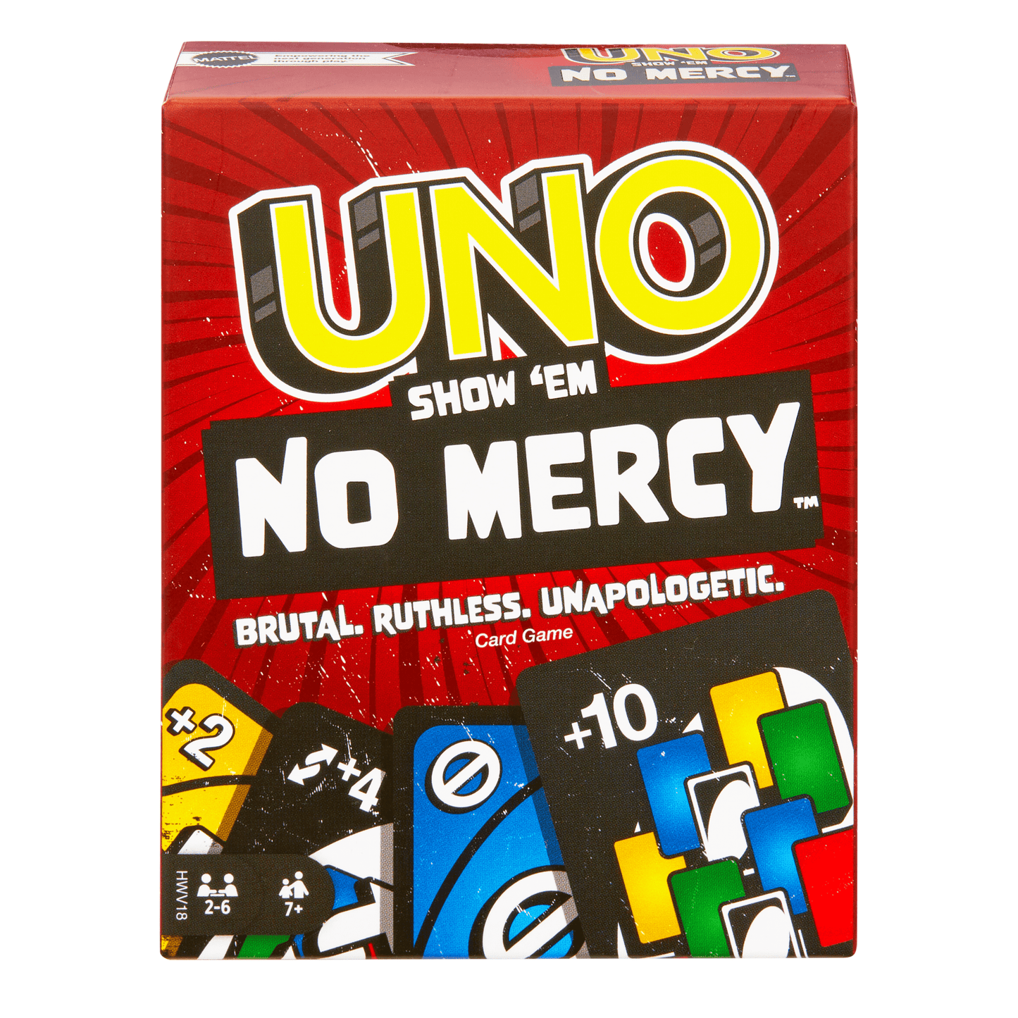 UNO Show ¡®Em No Mercy Card Game For Kids, Adults & Family Night, Parties And Travel