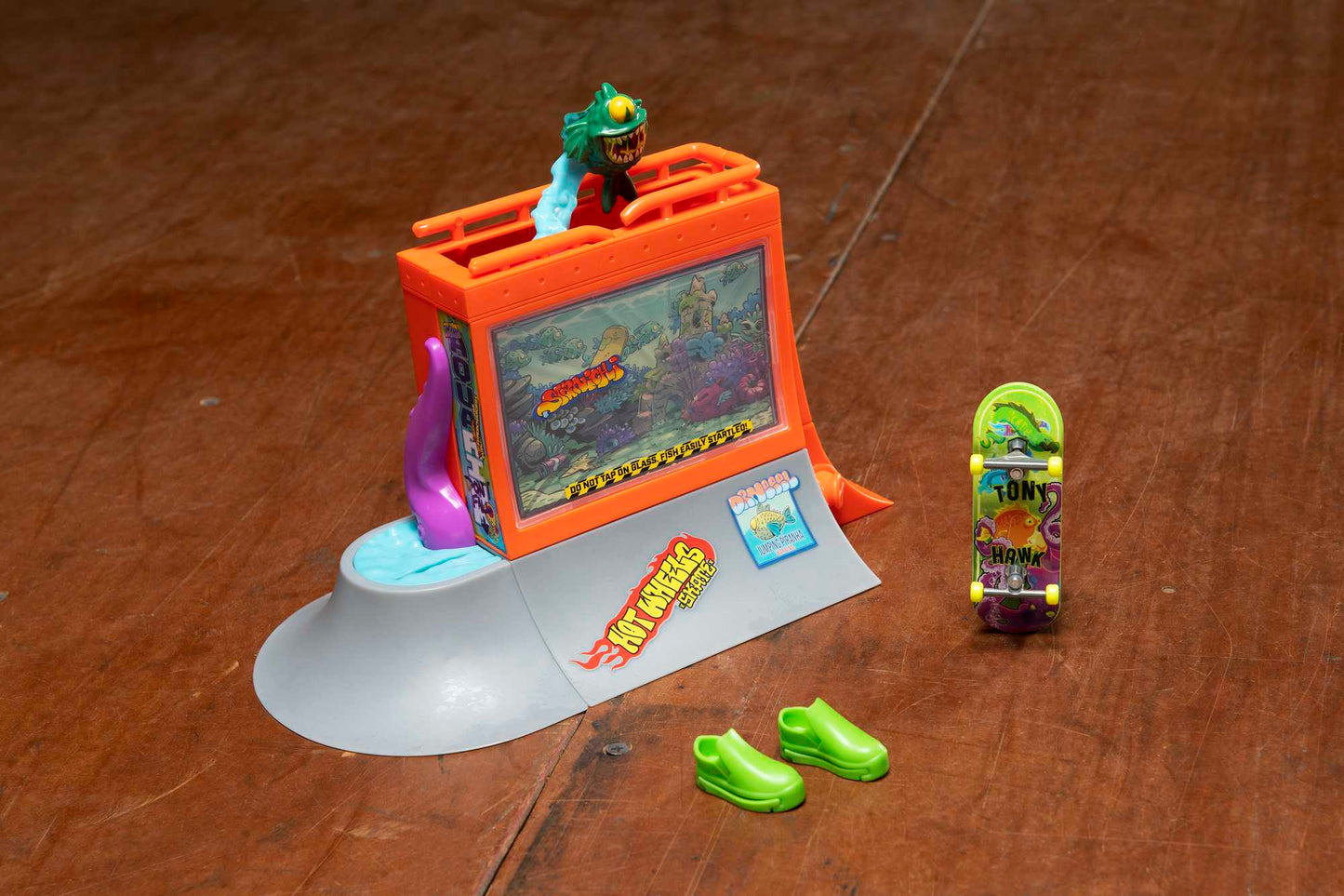 Hot Wheels Skate Pista de Brinquedo Set Aqu¨¢rio
